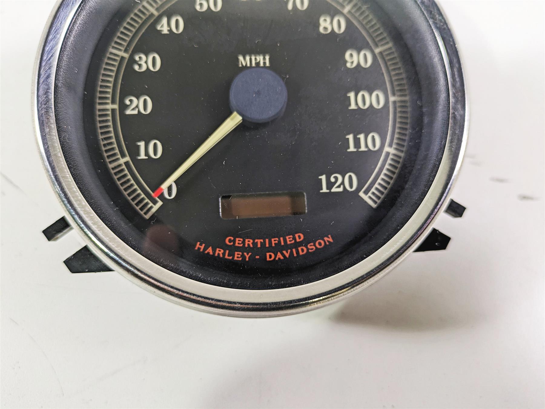 2003 Harley FLSTC Softail Heritage 100th Speedometer Gauge Speedo 22K 67033-99A {{ shop.shopifyCountryName }} - Mototech271