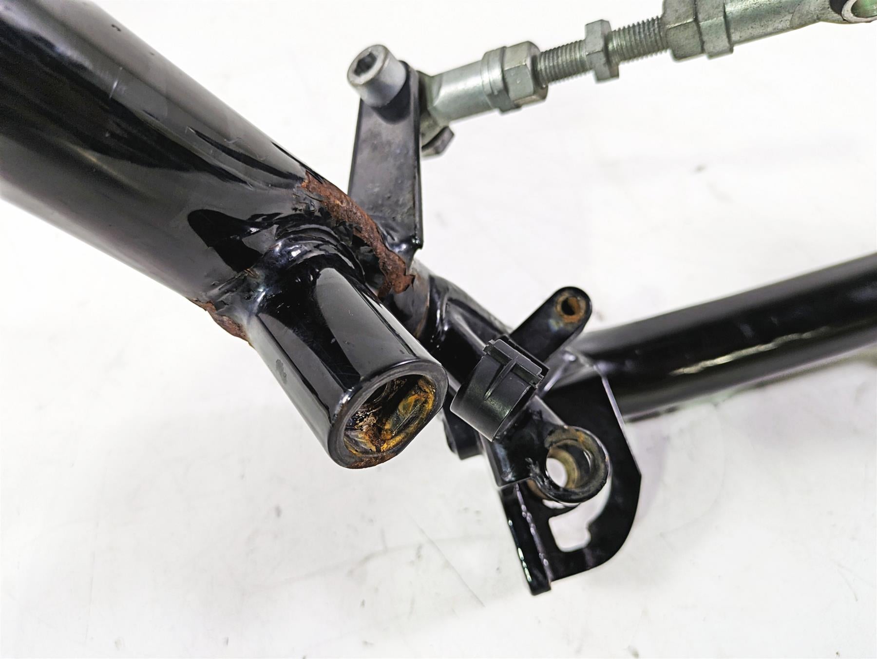 2013 Harley VRSCDX Night Rod Sp Left Front Frame Downtube BENT 47987-12BK {{ shop.shopifyCountryName }} - Mototech271