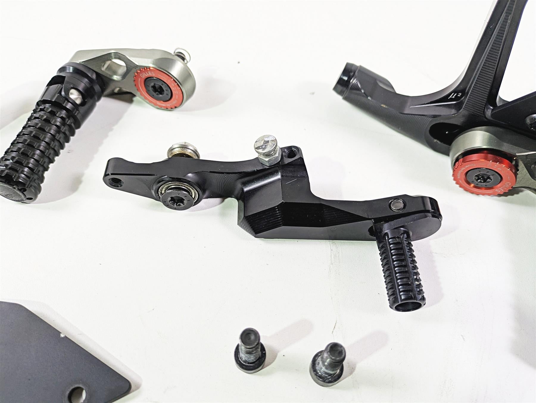 2022 Ducati Streetfighter V2 Gilles Tooling Adjustable Rearset Parts MUE2-D03-B {{ shop.shopifyCountryName }} - Mototech271