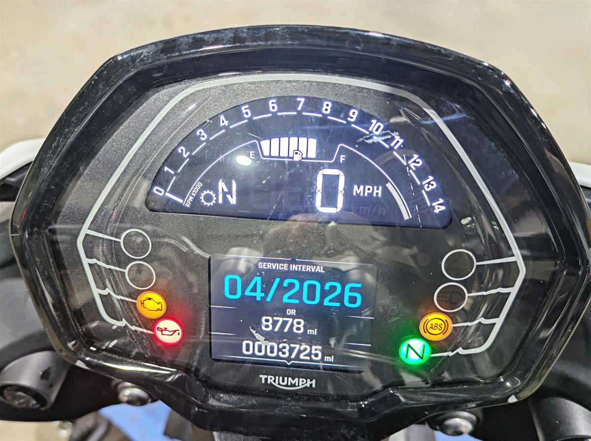 2024 Triumph Street Triple 765 R Speedometer Gauges Instrument 3k Only T2509994 {{ shop.shopifyCountryName }} - Mototech271