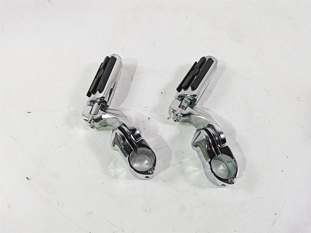 2011 Harley Touring FLHTCUSE CVO E-Glide Chrome Highway Foot Peg Rest Set {{ shop.shopifyCountryName }} - Mototech271
