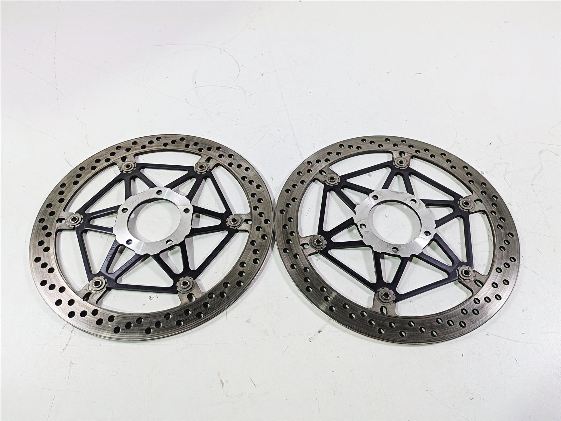 2016 Ducati Monster 1200 S Front Brake Rotor Disc Set Brembo 49241351A 49241341A {{ shop.shopifyCountryName }} - Mototech271