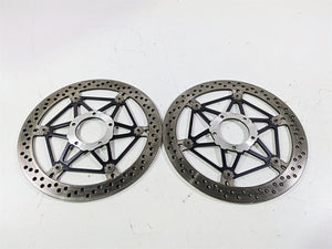2016 Ducati Monster 1200 S Front Brake Rotor Disc Set Brembo 49241351A 49241341A