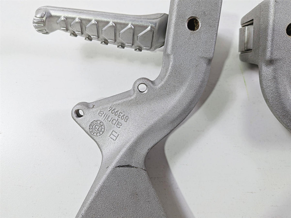2014 Aprilia RSV4 RR Factory Rear Passenger Foot Peg Rest Set 893996 893997 {{ shop.shopifyCountryName }} - Mototech271