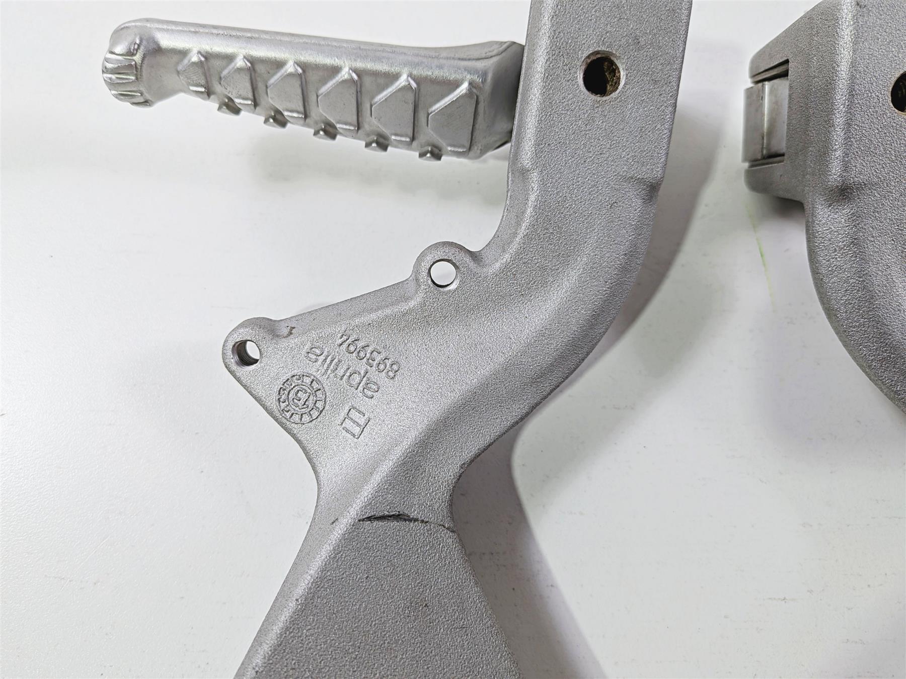 2014 Aprilia RSV4 RR Factory Rear Passenger Foot Peg Rest Set 893996 893997 {{ shop.shopifyCountryName }} - Mototech271