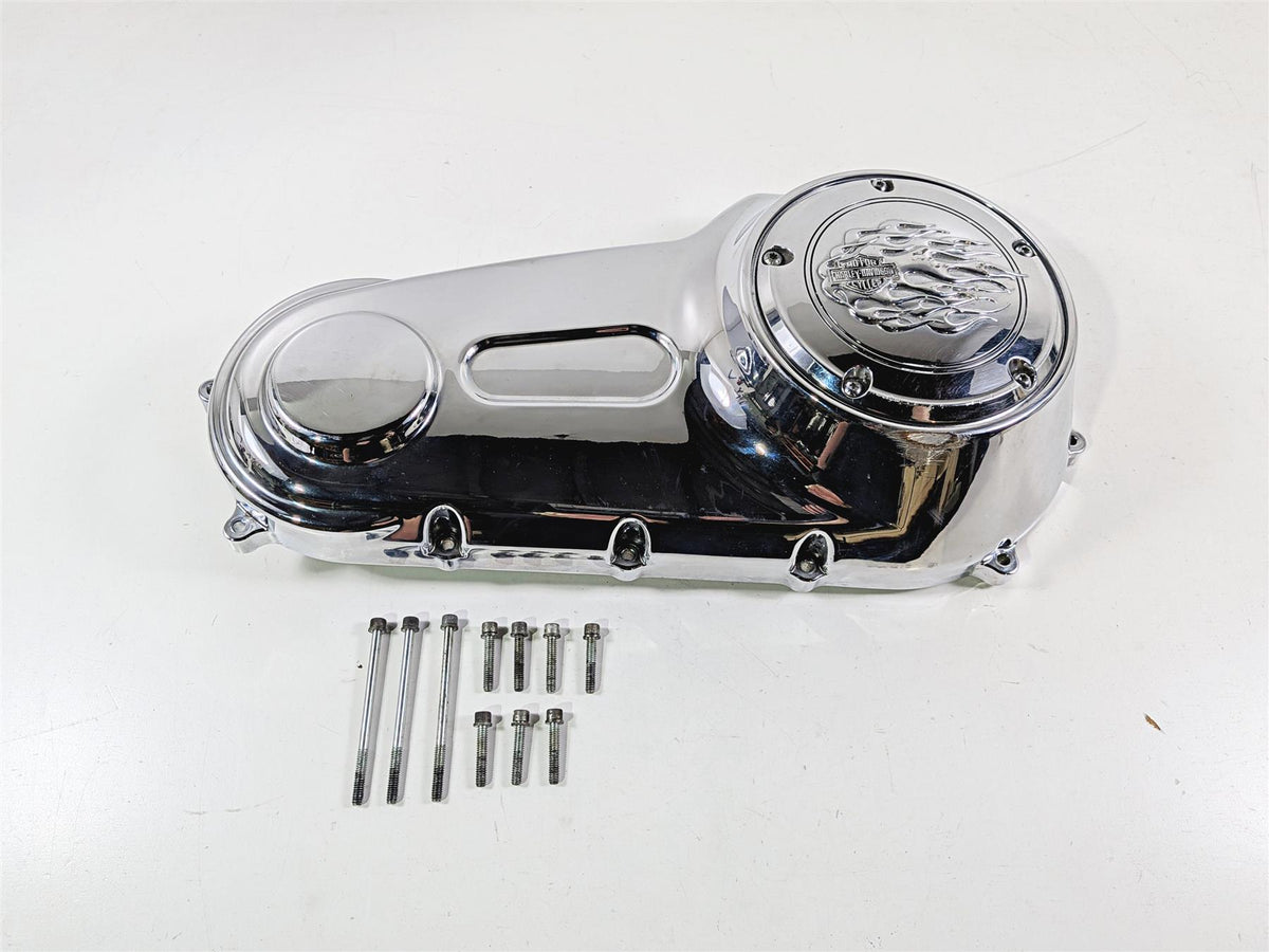 2008 Harley FXDSE CVO Dyna Chrome Outer Primary Drive Clutch Cover 60784-06-Mototech271