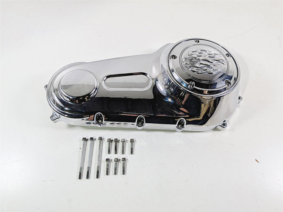 2008 Harley FXDSE CVO Dyna Chrome Outer Primary Drive Clutch Cover 60784-06-Mototech271