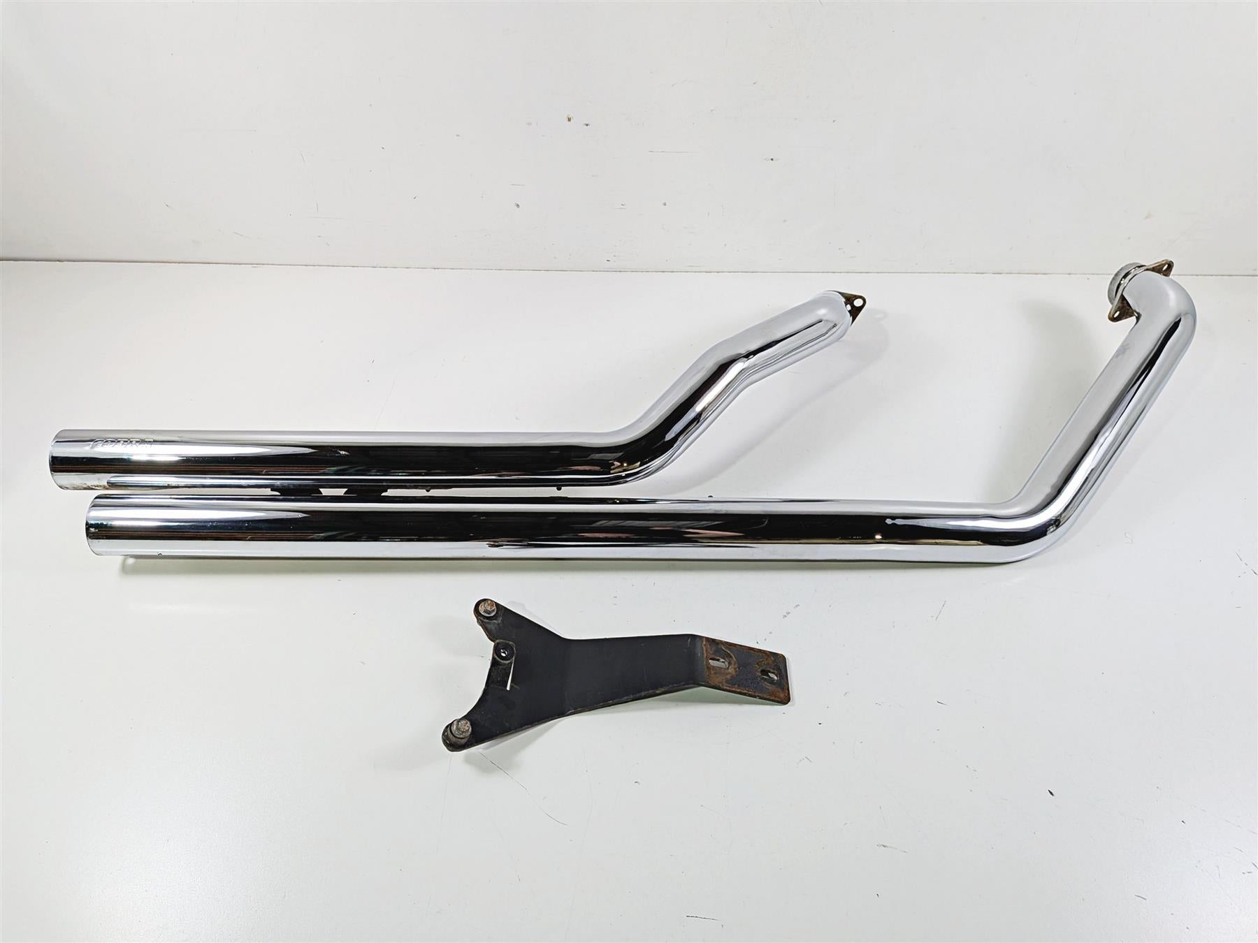 2004 Suzuki VL800 Intruder Volusia Cobra Slashdown Exhaust System 3917