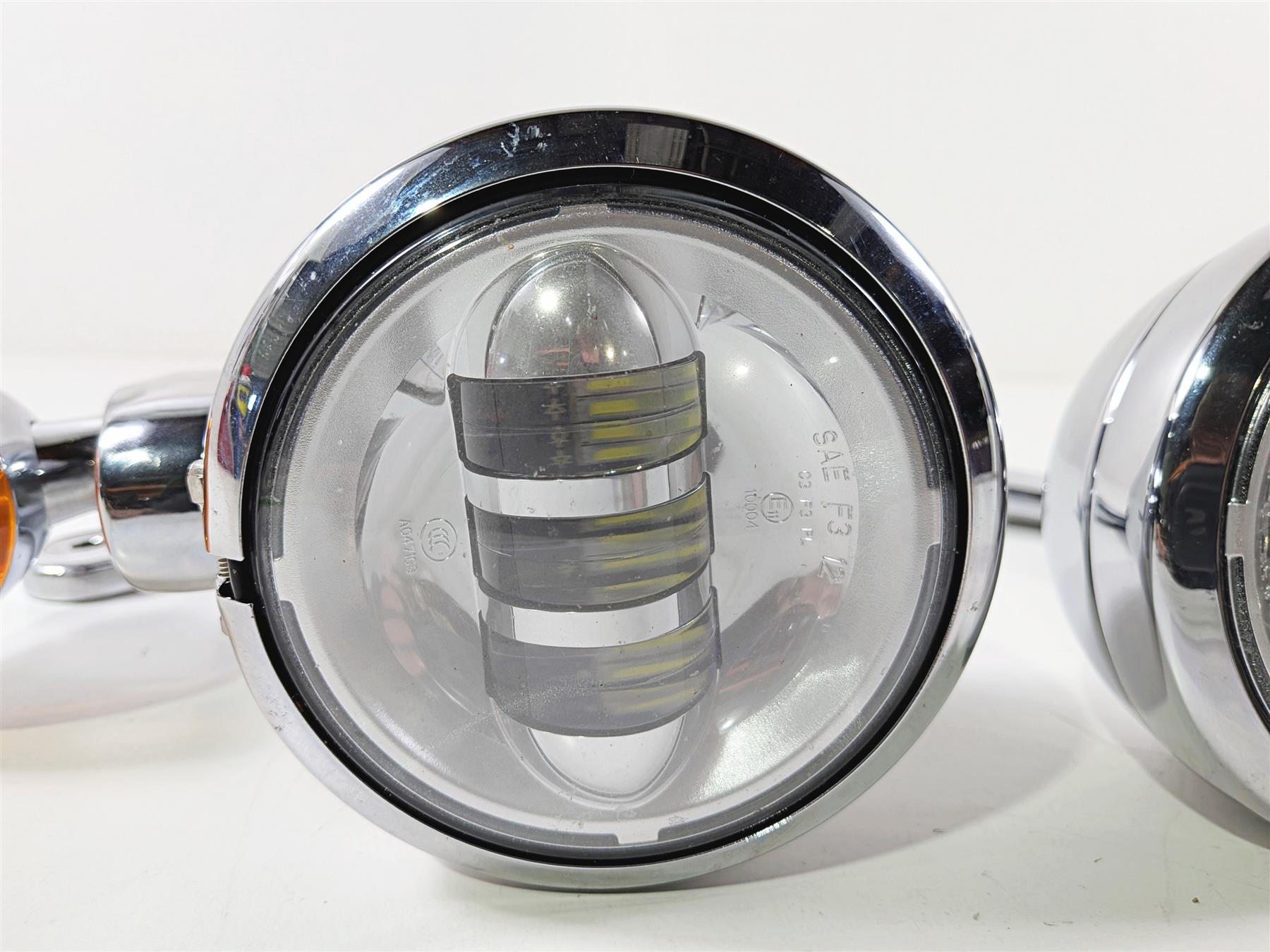 2014 Harley Touring FLHTK Electra Glide Front Spot Light Blinker Set 68000021 68000022-Mototech271