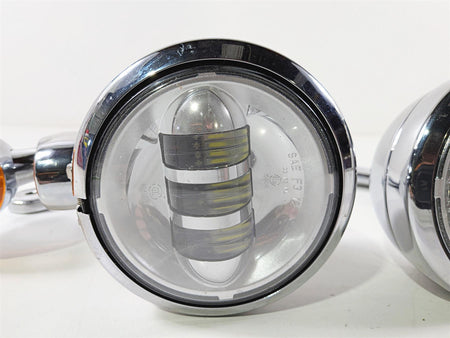 2014 Harley Touring FLHTK Electra Glide Front Spot Light Blinker Set 68000021 68000022-Mototech271