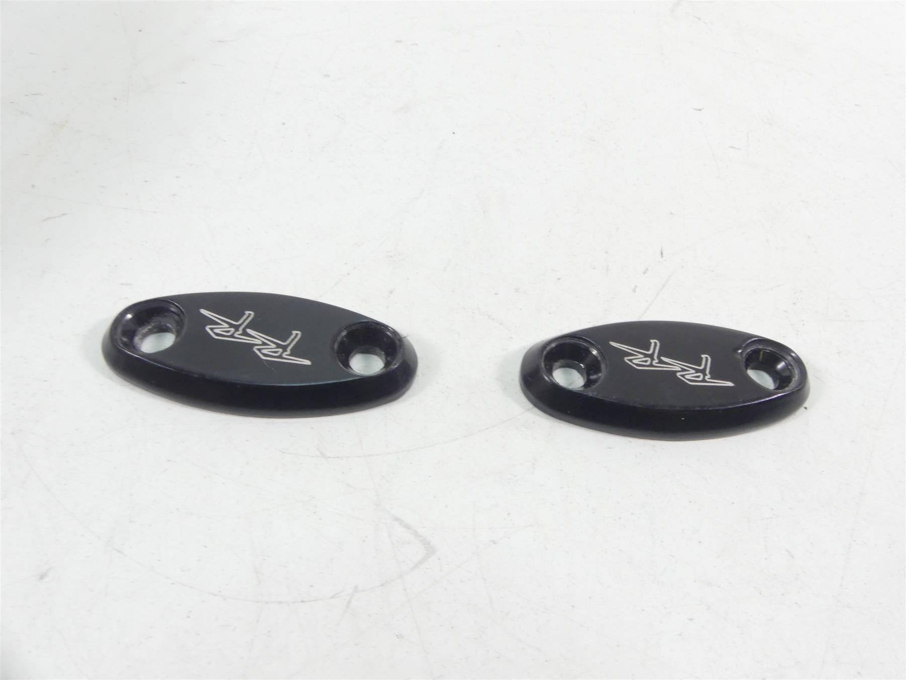 2005 Honda CBR1000RR SC57 Left Right Rear View Mirror Delete Base Plates Set {{ shop.shopifyCountryName }} - Mototech271