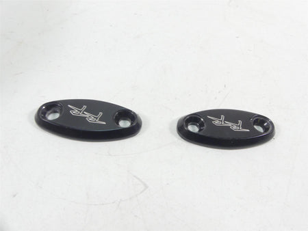 2005 Honda CBR1000RR SC57 Left Right Rear View Mirror Delete Base Plates Set {{ shop.shopifyCountryName }} - Mototech271