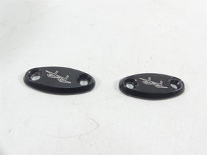 2005 Honda CBR1000RR SC57 Left Right Rear View Mirror Delete Base Plates Set | Mototech271