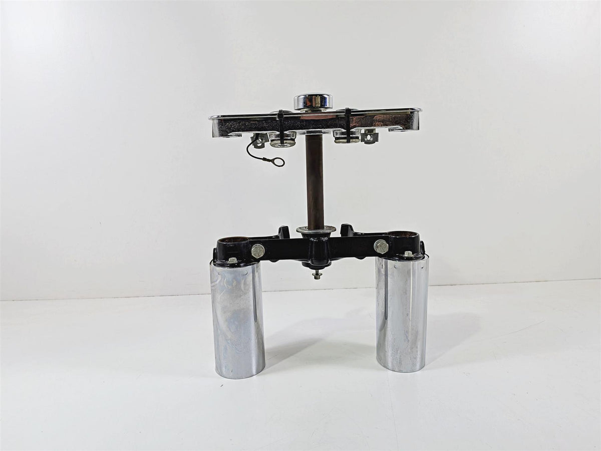 2005 Harley Softail FLSTFSE CVO Fat Boy Lower & Upper Triple Tree 45605-00A 45456-86B-Mototech271