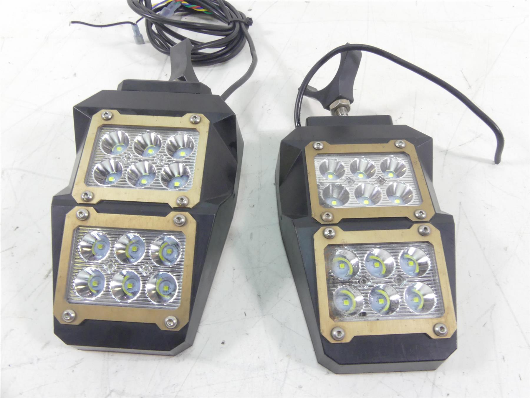 2021 Kawasaki Teryx KRX KRF 1000 Aftermarket Rear View Mirror Led Light Set {{ shop.shopifyCountryName }} - Mototech271