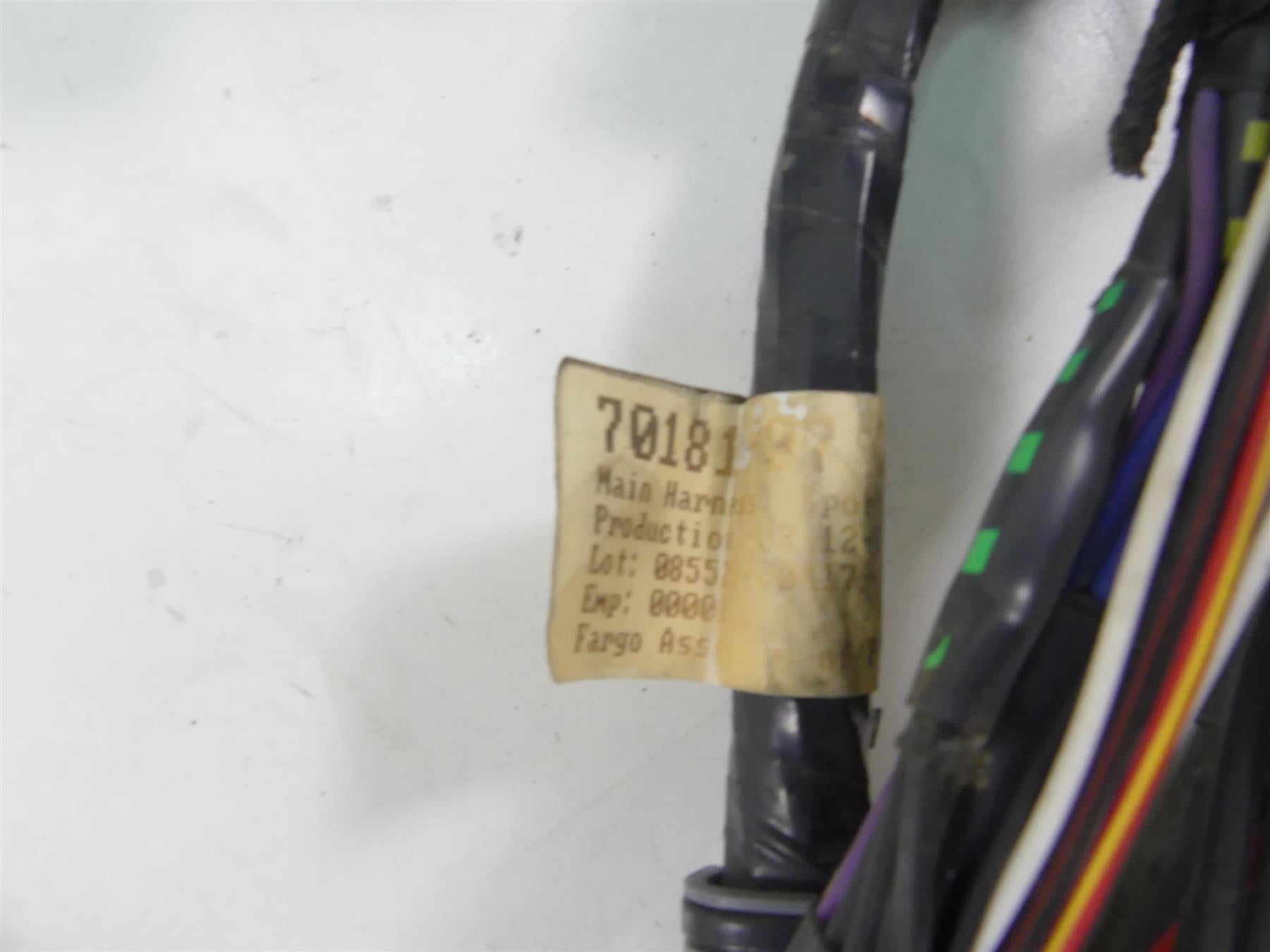 2007 Harley Sportster XL1200 Nightster Main Wiring Harness Loom 70181-07 {{ shop.shopifyCountryName }} - Mototech271