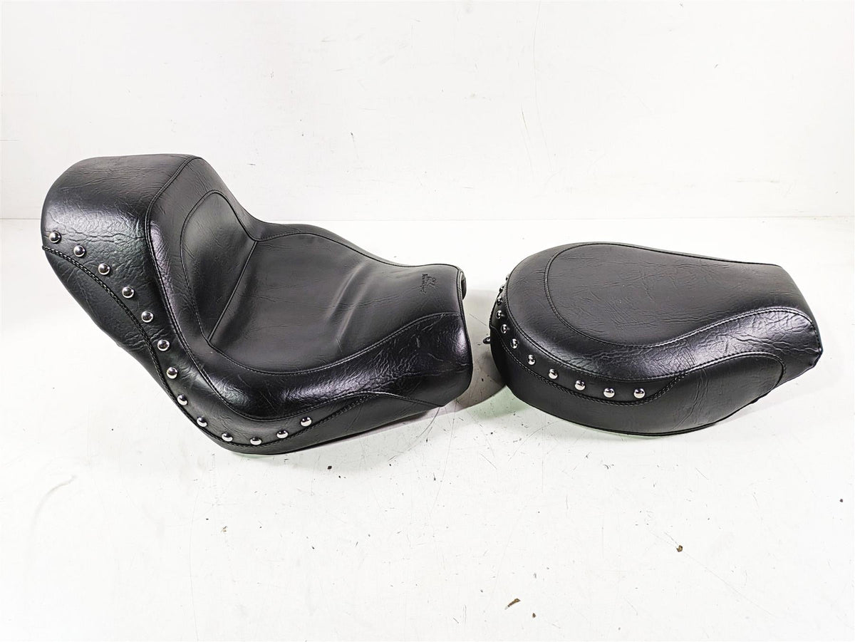 2002 Honda VTX1800 Retro Mustang Sport Touring Studded Front Rear Seat Set 75860 {{ shop.shopifyCountryName }} - Mototech271