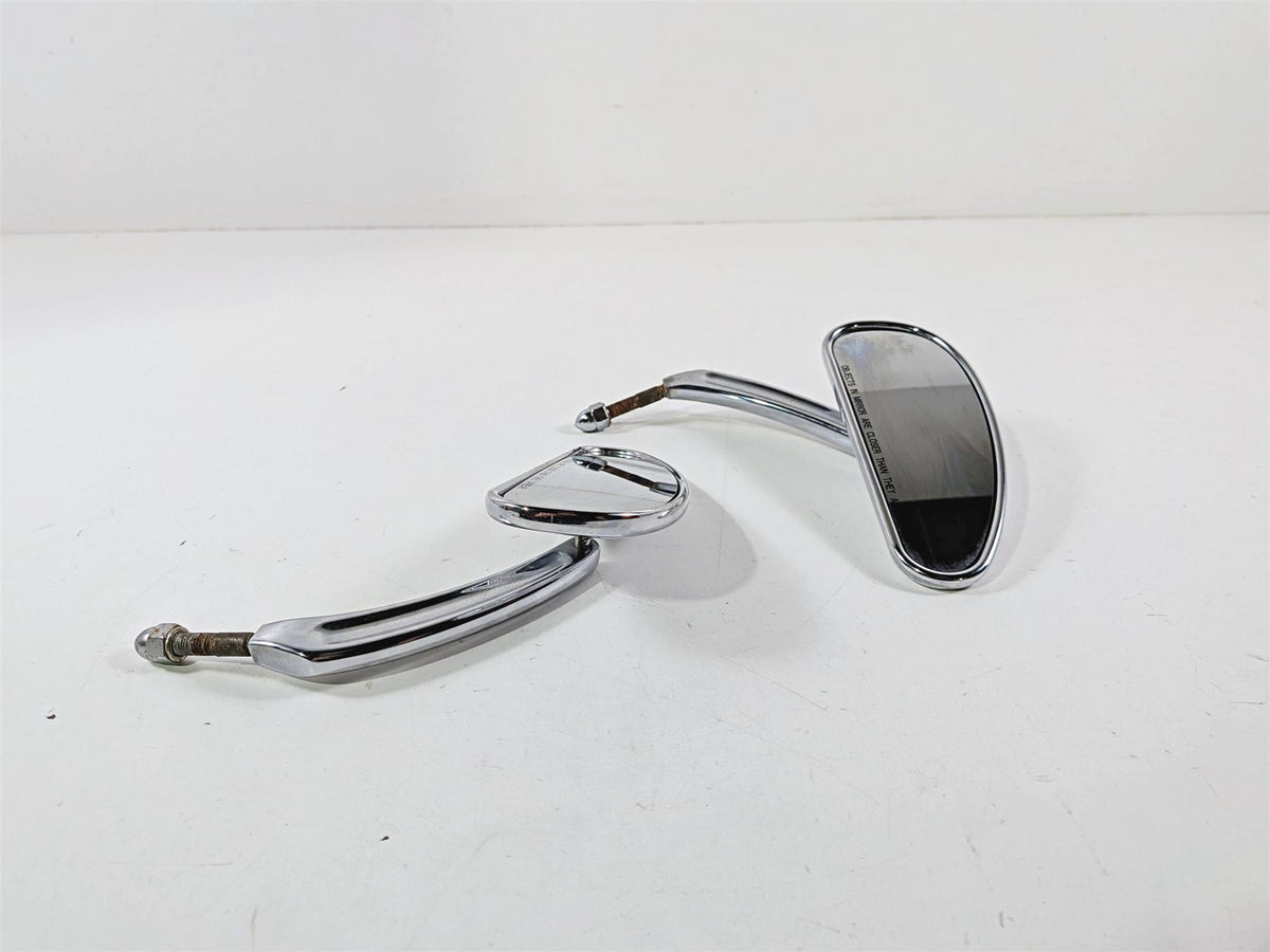 2008 Harley FXDSE CVO Dyna Teardrop Rear View Mirror Set 92344-08A 92345-08A-Mototech271