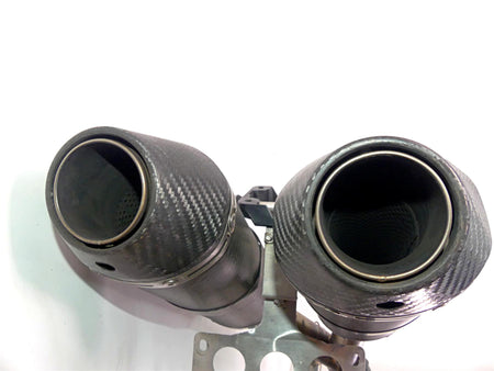 2008 Ducati 848 SBK LeoVince Header Muffler Carbon Exhaust System 307908202 {{ shop.shopifyCountryName }} - Mototech271