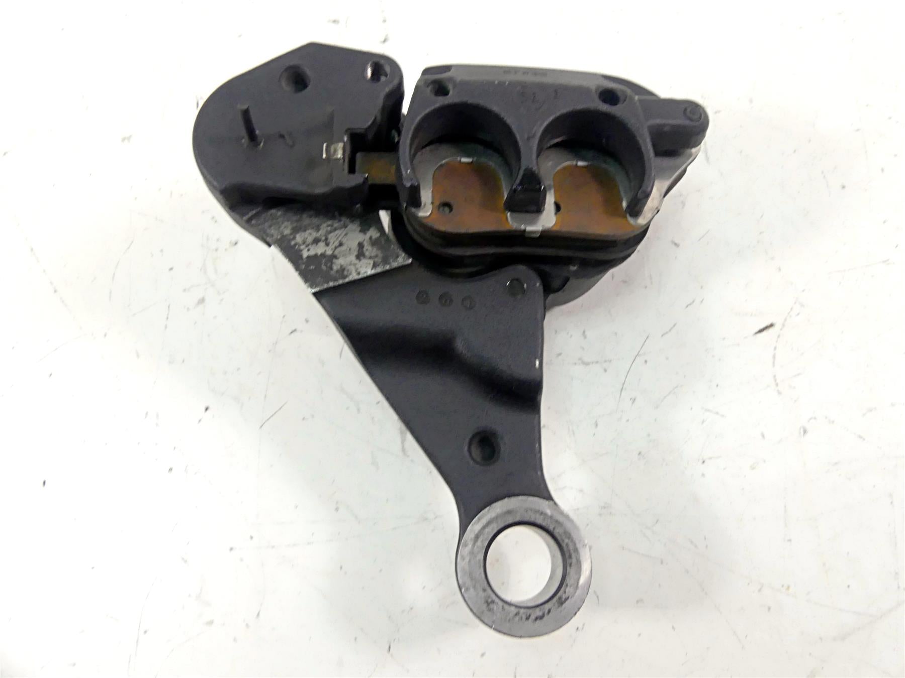 2013 Harley Softail FLSTFB Fat Boy Lo Rear Brake Caliper & Bracket 40908-08 {{ shop.shopifyCountryName }} - Mototech271