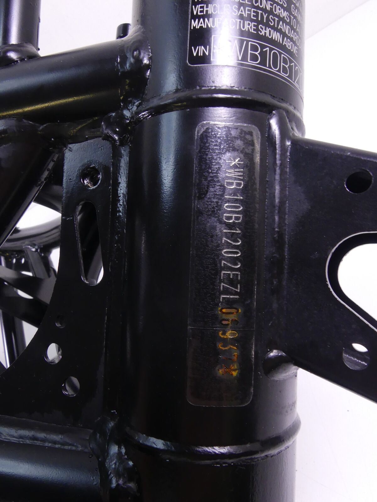 2014 BMW F800 GS K72 Straight Main Frame Chassis Slvg 46518530960 {{ shop.shopifyCountryName }} - Mototech271