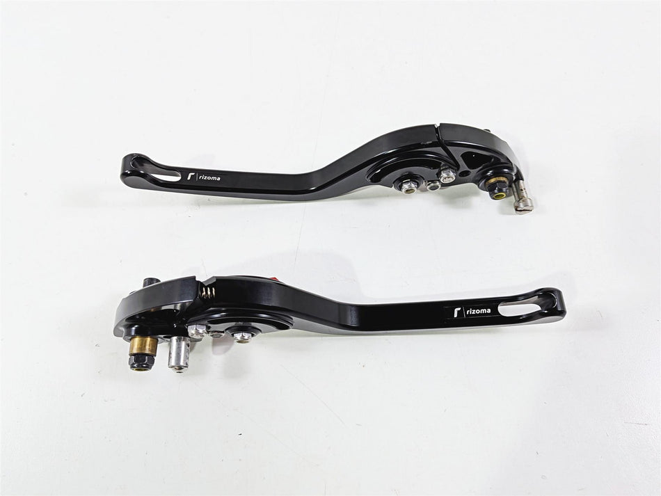 2008 Ducati Hypermotard 1100 S Black Adjustable Rizoma Clutch Brake Lever Set-Mototech271