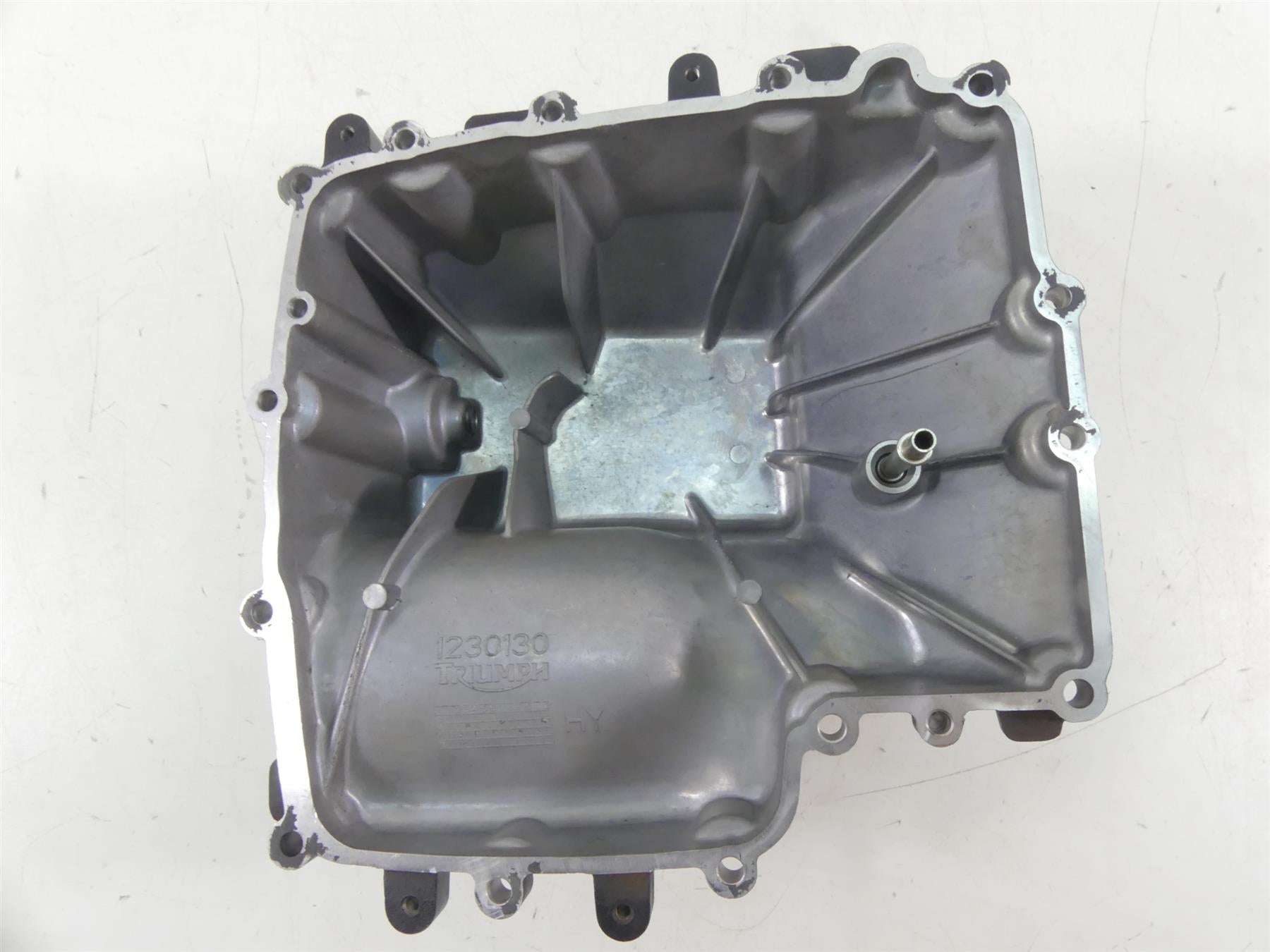 2019 Triumph Street Triple 765R Lower Bottom Engine Cover Oil Pan T1230130 {{ shop.shopifyCountryName }} - Mototech271