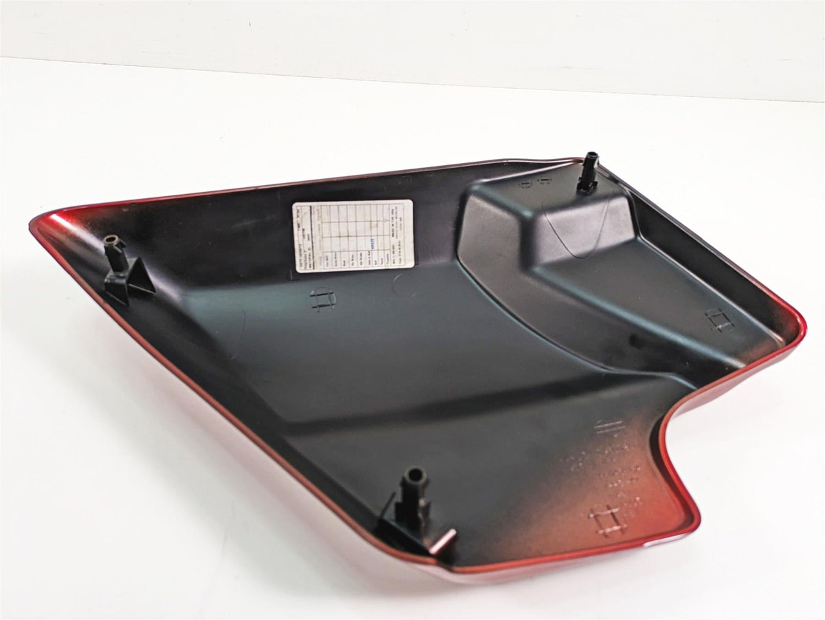 2013 Harley Touring FLHX Street Glide Side Cover Amber Red Sunglo Set 66250-09 {{ shop.shopifyCountryName }} - Mototech271