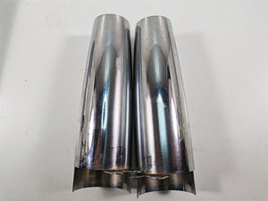 2006 Honda V-Twin VTX1300 R Front Fork Leg Chrome Cover Set - Read 51610-MEA-670