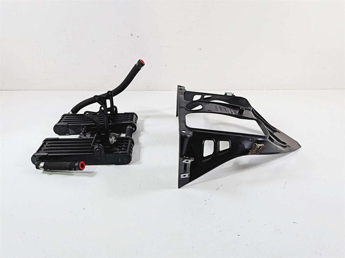 2008 Aprilia RSVR 1000 Factory Oil Cooler & Lines & Cover AP8104341 AP8104452 {{ shop.shopifyCountryName }} - Mototech271