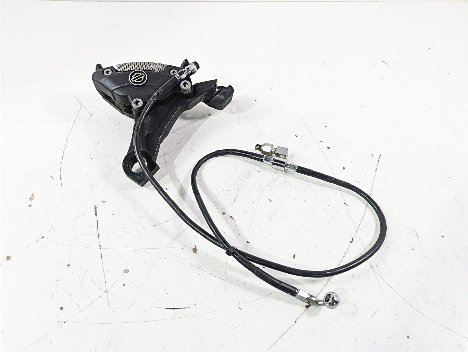 2012 Harley VRSCF Muscle V Rod Brembo Rear Brake Caliper + Line 43050-08 {{ shop.shopifyCountryName }} - Mototech271
