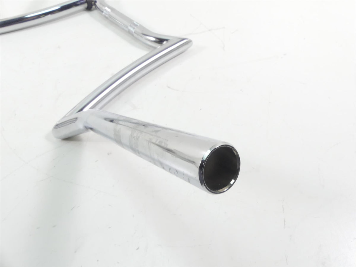 2003 Honda VTX1800R Aftermarket Handlebar Handle Z-Bar Chrome Steering {{ shop.shopifyCountryName }} - Mototech271