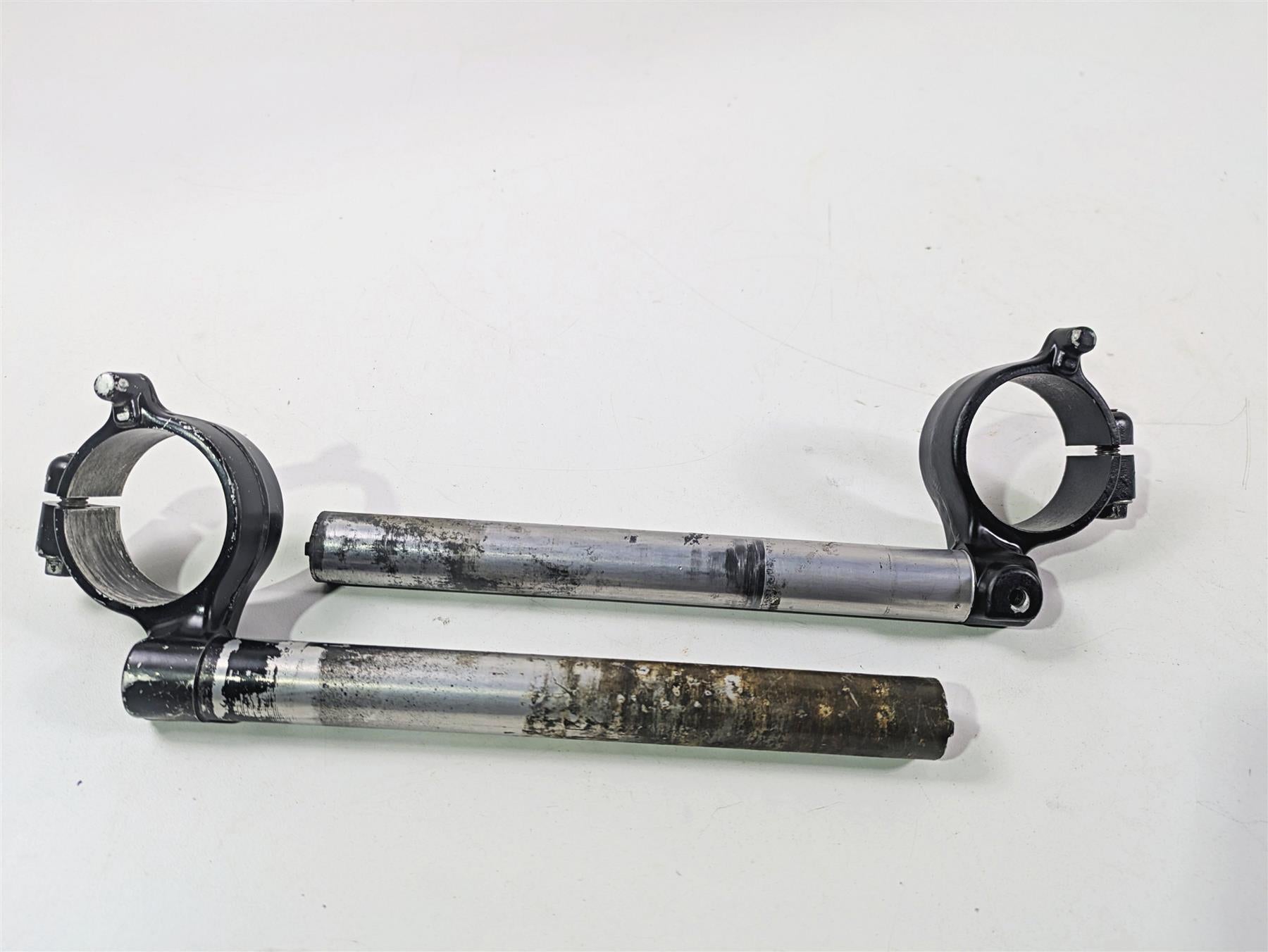 2006 Suzuki GSXR1000 K6 Straight Clip On Handlebar Set 56151-41G00 56111-41G00