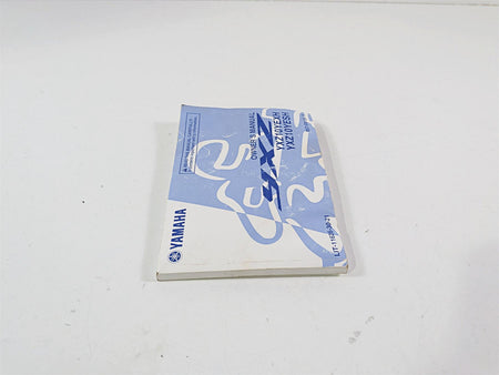2017 Yamaha YXZ1000R EPS SS Owners Manual B57-F8199-10 YXZ10YWXH YXZ10YESH {{ shop.shopifyCountryName }} - Mototech271