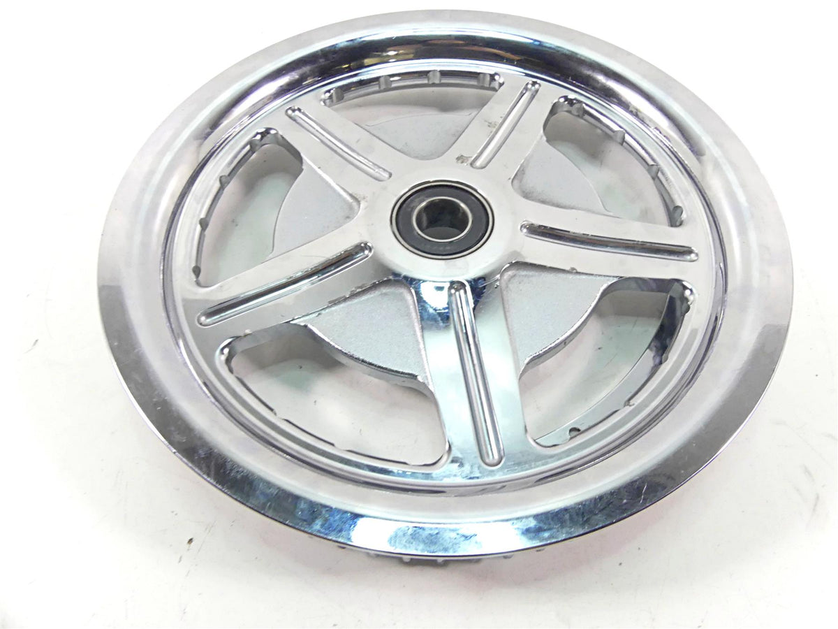 2005 Harley VRSCSE CVO V-Rod Rear Chrome Drive Belt Sprocket 72T - Read 40229-04 {{ shop.shopifyCountryName }} - Mototech271