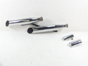 2007 Honda VTX1800 T1 Cobra Slash Cut Slip On Exhaust Pipe Mufflers 1176SC | Mototech271