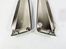 Load image into Gallery viewer, 2006 Triumph Rocket 3 Rear Chrome Side Guards Covers Struts T2081425 T2081430 | Mototech271
