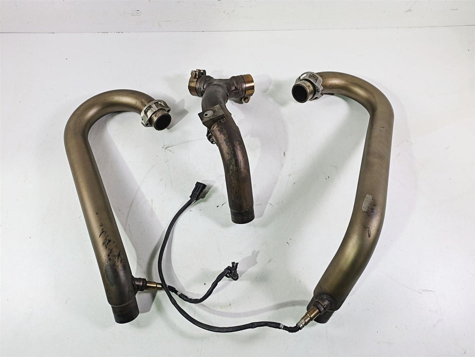 2016 Moto Guzzi Stelvio 1200 8V NTX Exhaust Header & Midpipe Set 897622 897623 {{ shop.shopifyCountryName }} - Mototech271