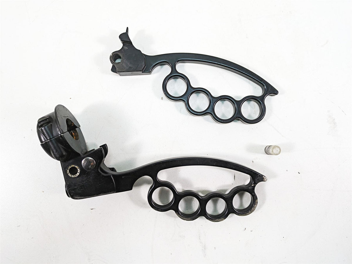 2009 Harley FXDF Dyna Fat Bob Clutch Perch & Brass Knuckle Lever Set 38608-96 {{ shop.shopifyCountryName }} - Mototech271