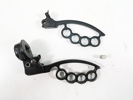 2009 Harley FXDF Dyna Fat Bob Clutch Perch & Brass Knuckle Lever Set 38608-96 {{ shop.shopifyCountryName }} - Mototech271