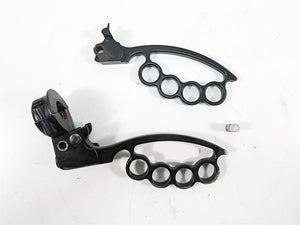 2009 Harley FXDF Dyna Fat Bob Clutch Perch & Brass Knuckle Lever Set 38608-96