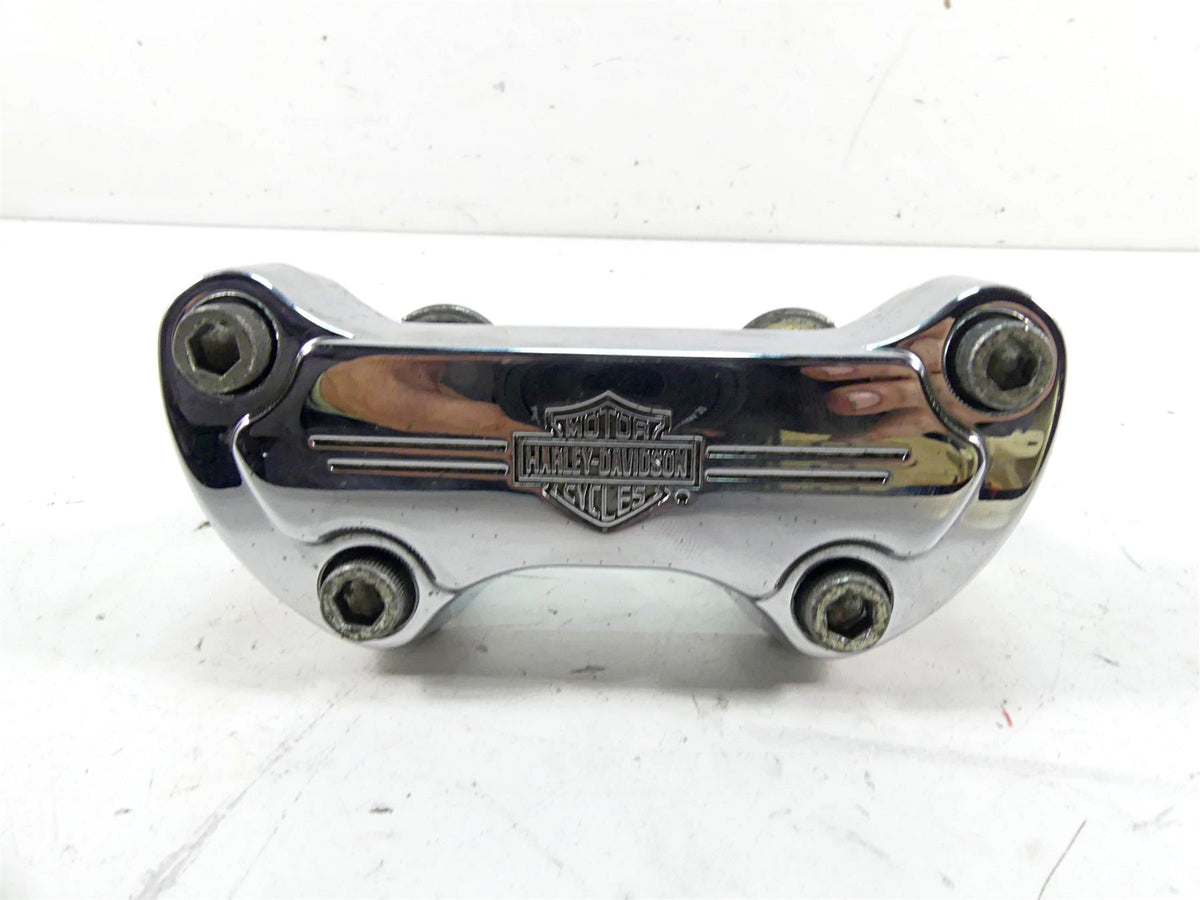 2002 Harley FLSTCI Softail Heritage Chrome Handlebar Holder Riser Set 56567-86B {{ shop.shopifyCountryName }} - Mototech271