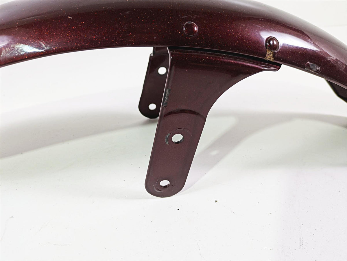2008 Harley FXCWC Softail Rocker Front Fender Crimson Red Sunglo Deluxe 60158-08 {{ shop.shopifyCountryName }} - Mototech271