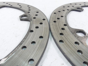 2003 BMW R1150 GS R21 Front Brake Disc Rotor Set 34112314893 34112314894