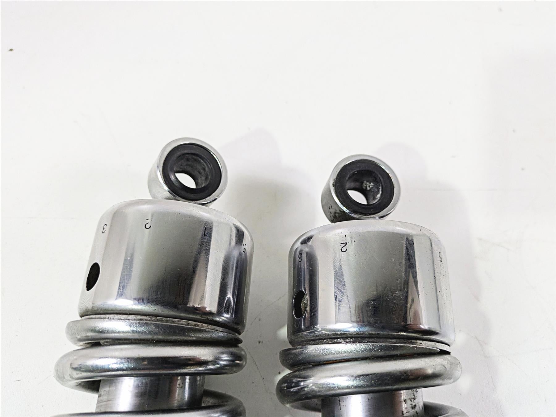 2006 Triumph Rocket 3 Rear Chrome Shock Damper Set T2055401 {{ shop.shopifyCountryName }} - Mototech271