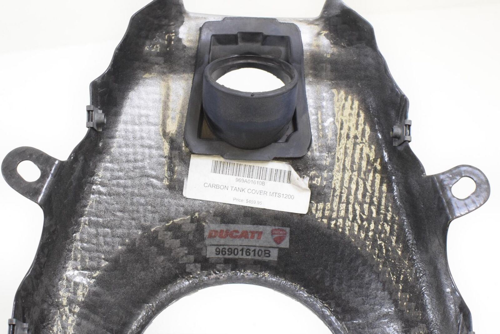 2012 Ducati Multistrada 1200S CABRON FIBER Tank Cover Cowl Fairing 96901610B {{ shop.shopifyCountryName }} - Mototech271