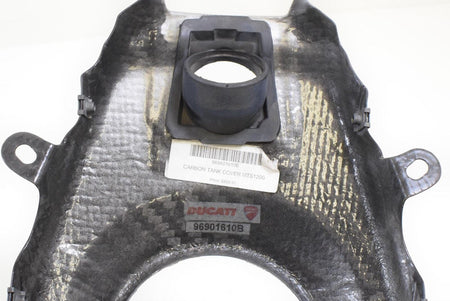 2012 Ducati Multistrada 1200S CABRON FIBER Tank Cover Cowl Fairing 96901610B {{ shop.shopifyCountryName }} - Mototech271