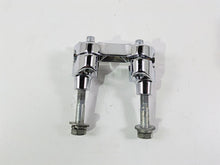 Load image into Gallery viewer, 2004 Harley Softail FXSTDI Deuce Chrome Short Handlebar Riser Holder Set
