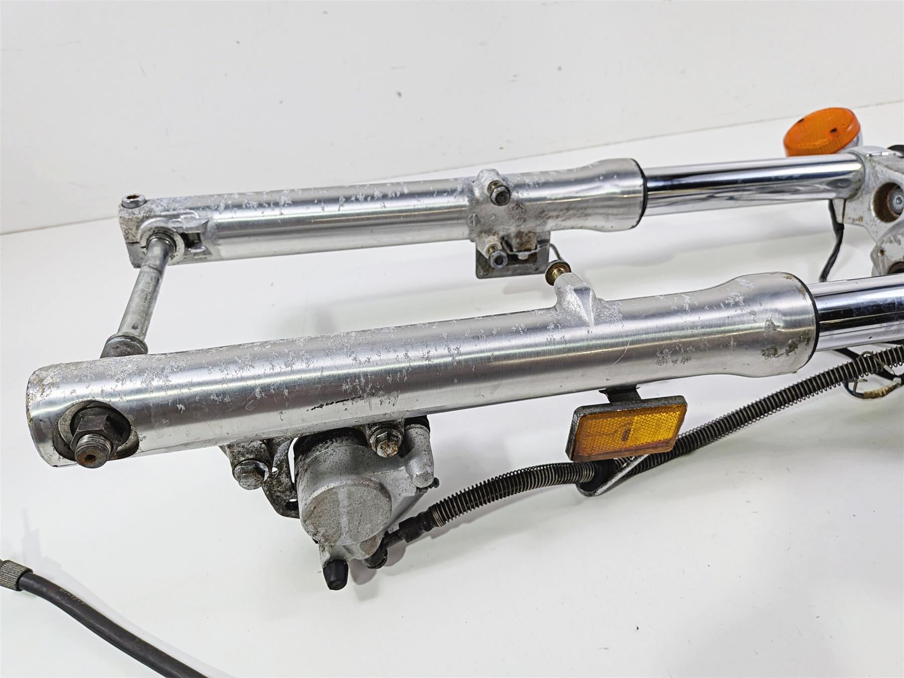 2005 Kawasaki EN500 Vulcan Front End Fork Triple Tree Brake Caliper 44070-1482 {{ shop.shopifyCountryName }} - Mototech271