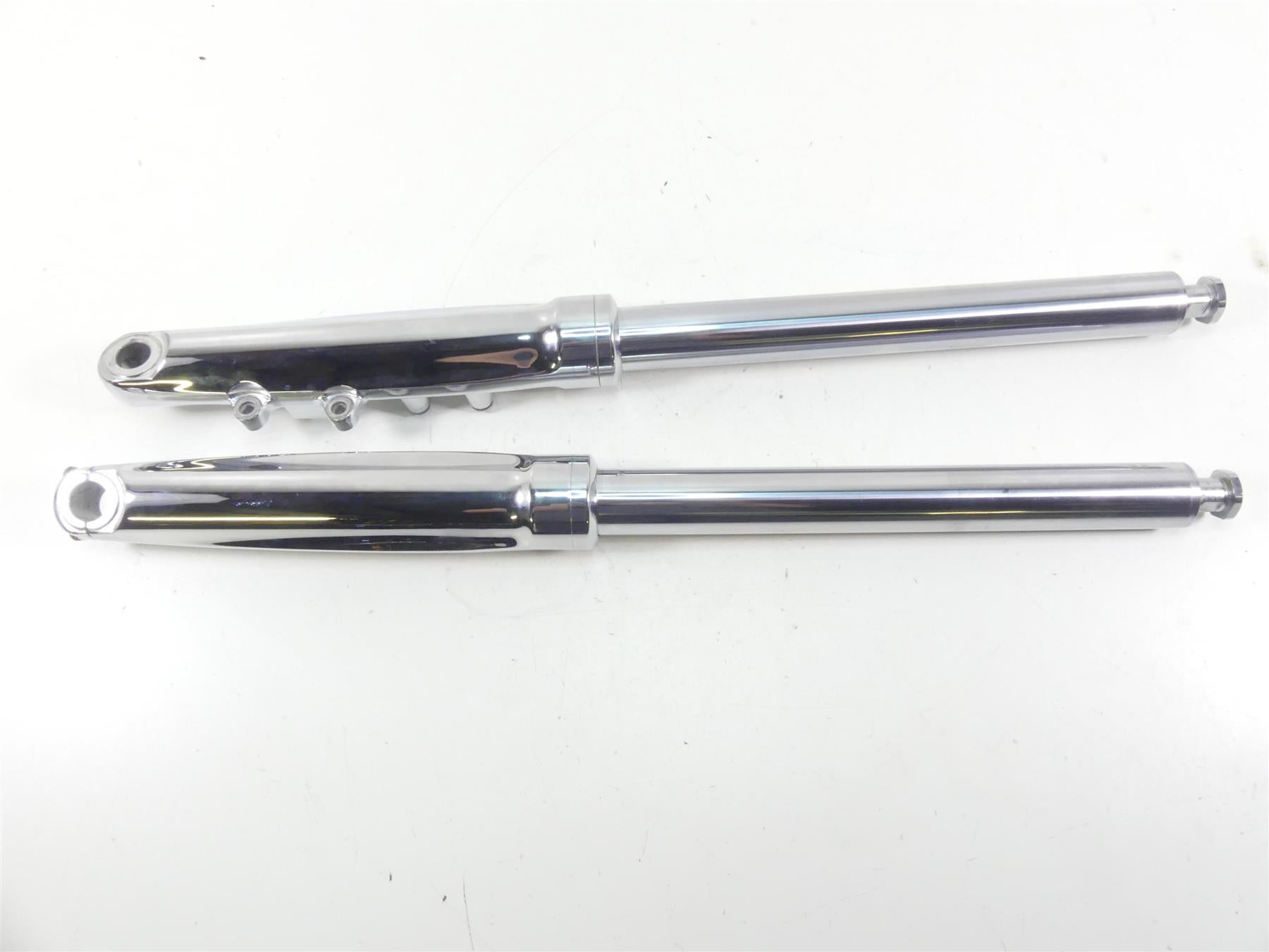 2008 Harley FXCWC Softail Rocker C Chrome 49mm Front Fork Legs 46950-08 46953-08